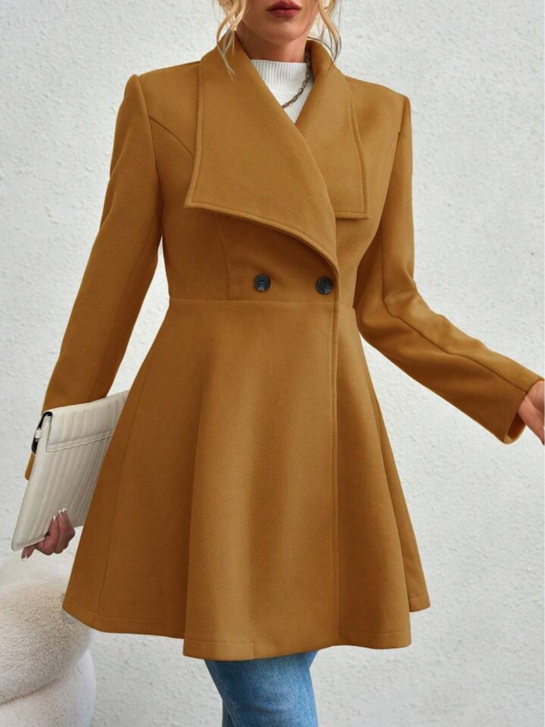 Ella™ - Elegant Button-Up Coat
