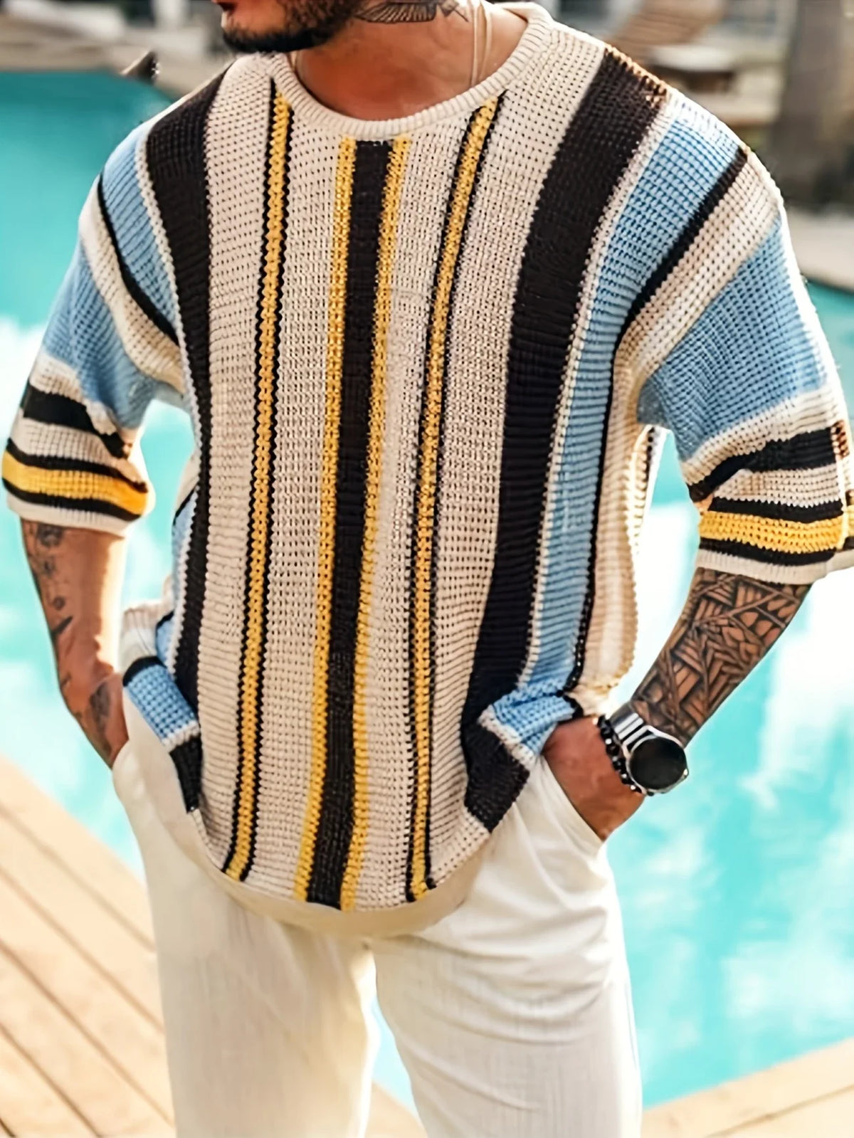 Parker™ - Casual Striped Knit Pullover