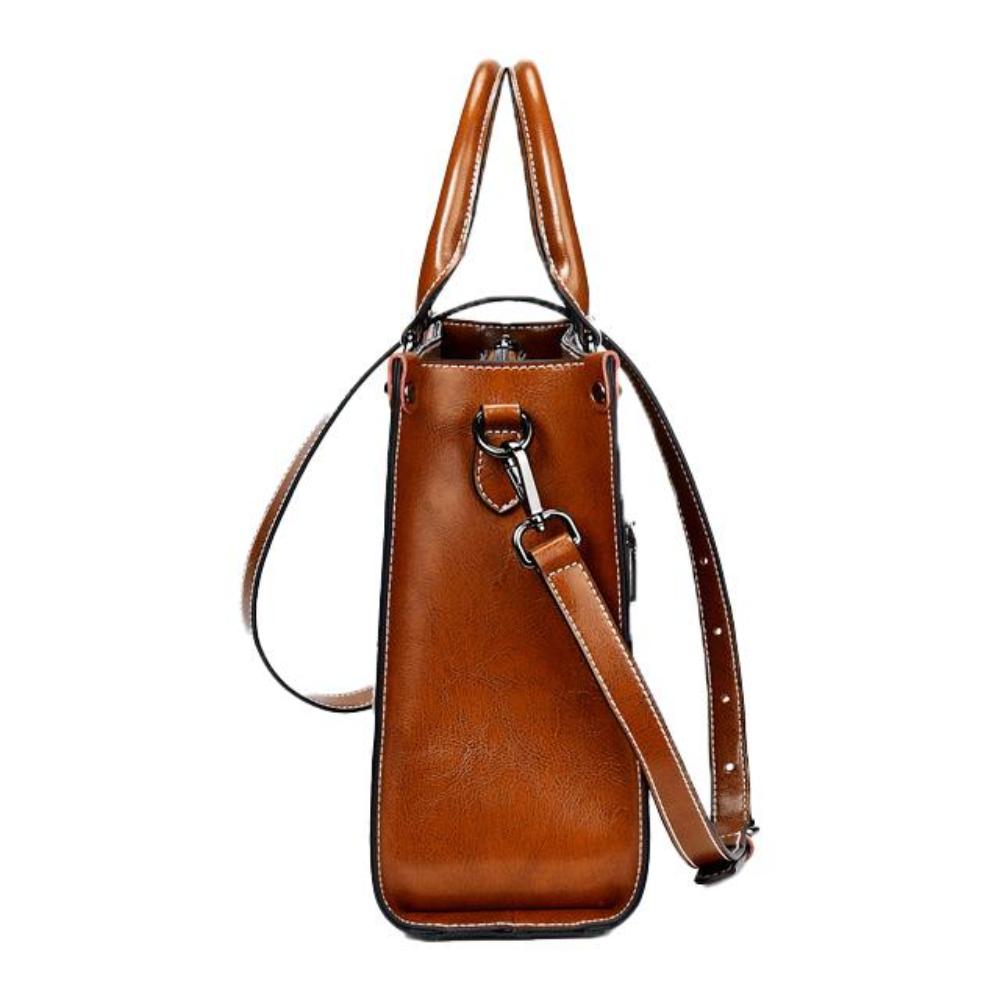 Victoria - Classic Functional Leather Bag