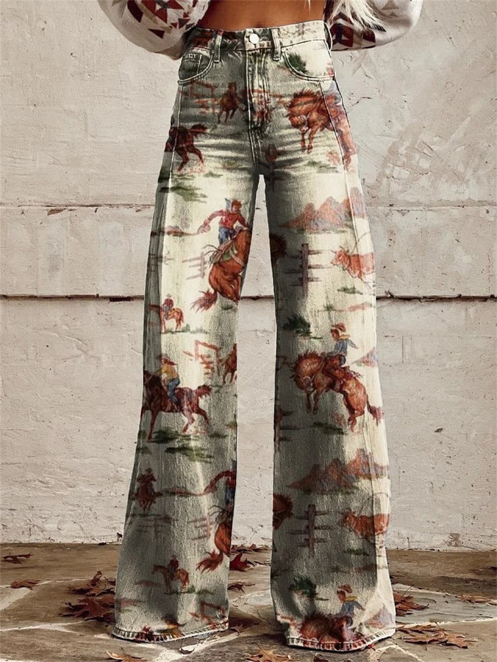 Mia™ - Vintage Riders Wide Leg Pants