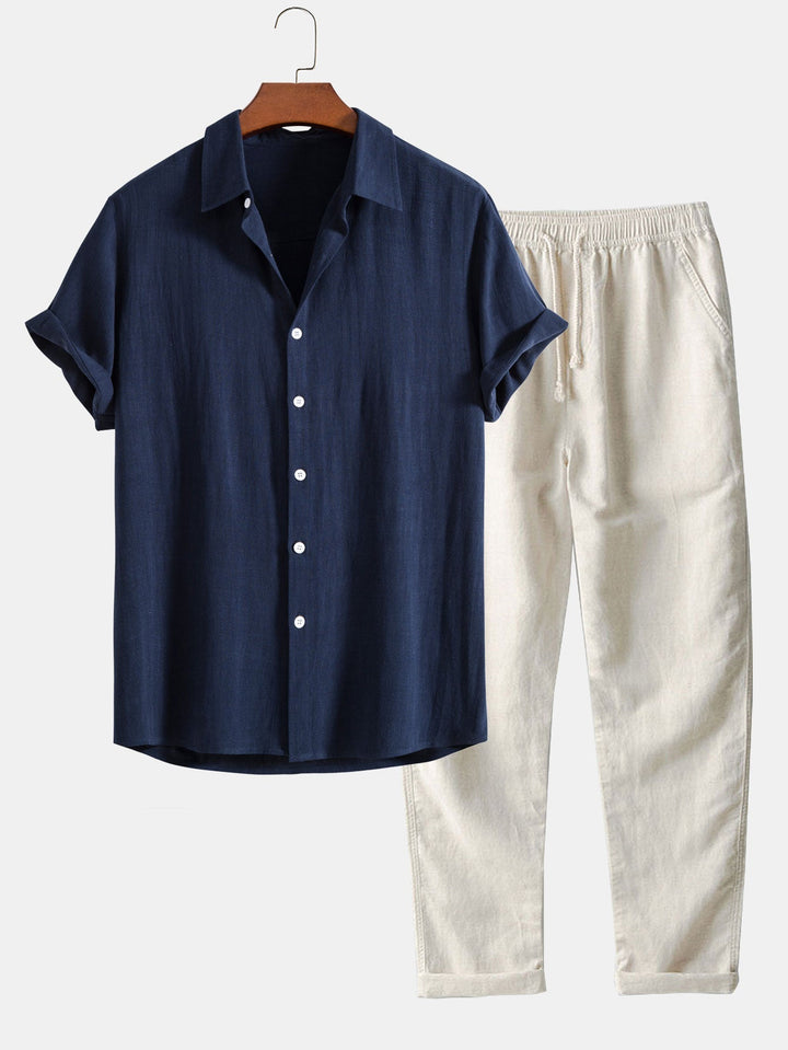 Ethan™ - 2 Piece Chic Casual Linen Set