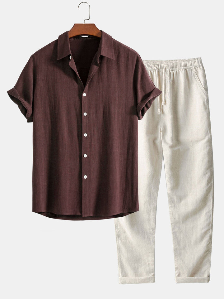 Ethan™ - 2 Piece Chic Casual Linen Set