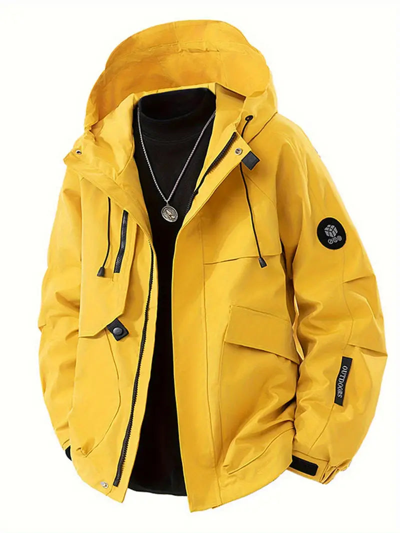 Nathan™ - Stylish Waterproof Windproof Hooded Jacket