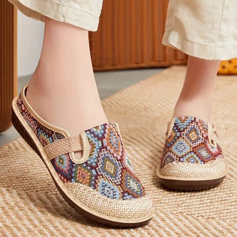 Avery™ - Retro Plaid Slip-On Loafers