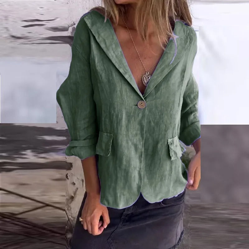 Alyssa™ - Lightweight Retro-Inspired Blazer