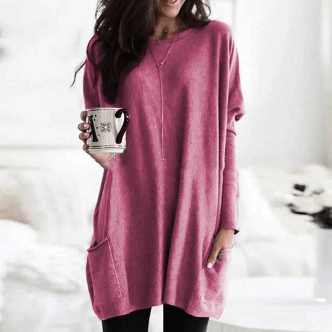 Sophia™ - Casual Pocket Sweater