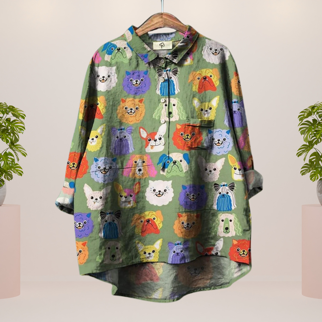Victoria™ - Handmade women's shirt