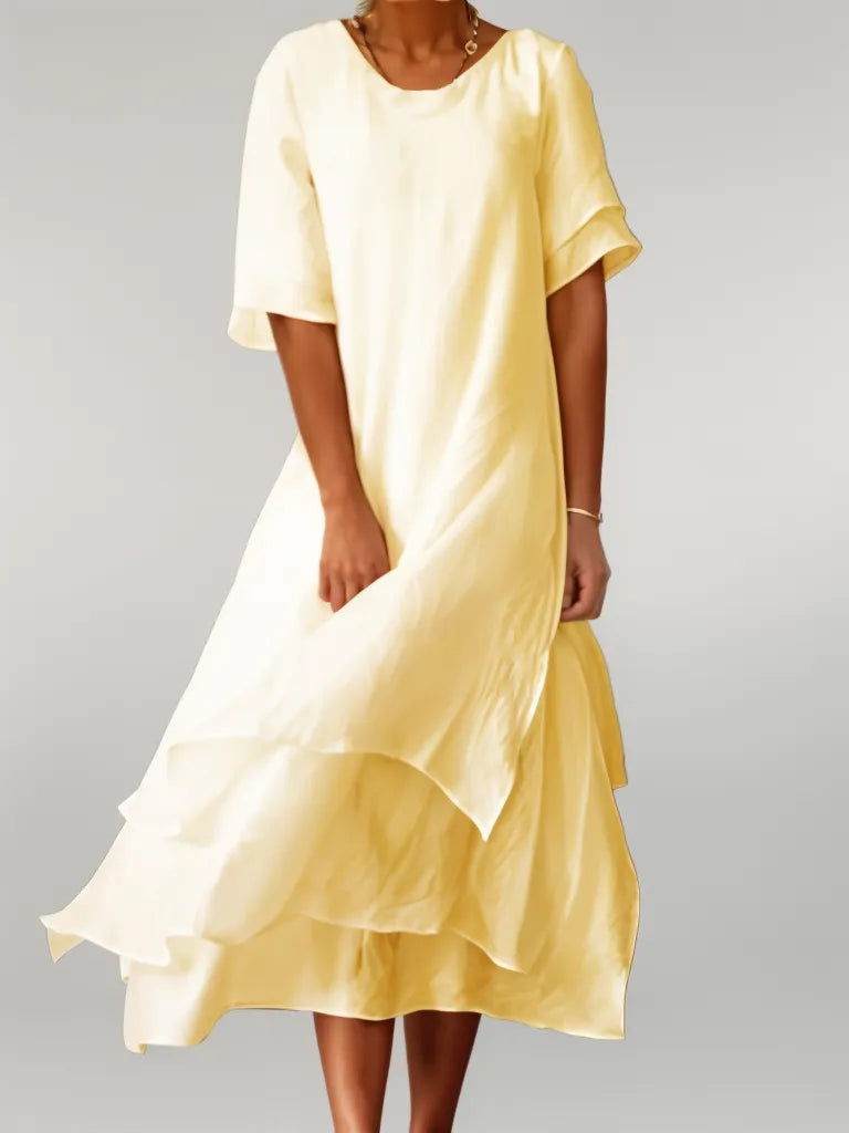Peyton™ - Elegant Long Cotton Dress