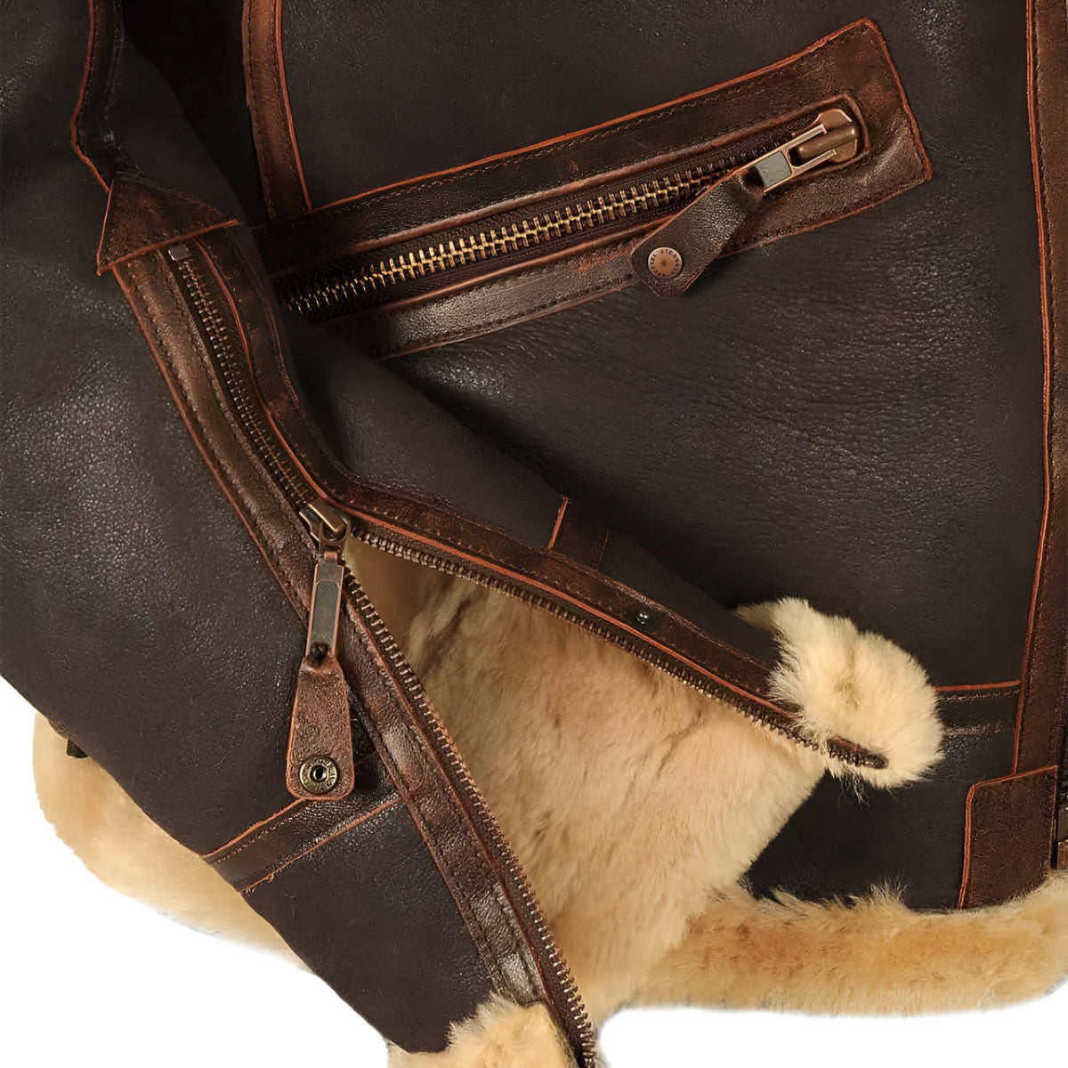 Owen™ - Stylish Heated Pilot Leather Jacket