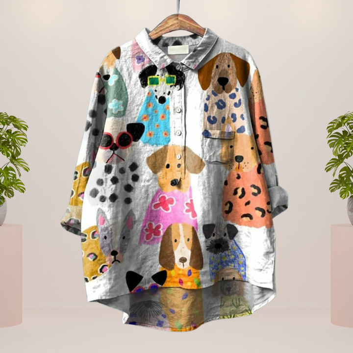 Victoria™ - Handmade women's shirt