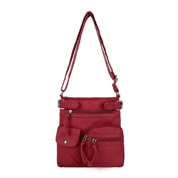 Ariana™ - Multiple Pockets Soft Leather Crossbody Bag