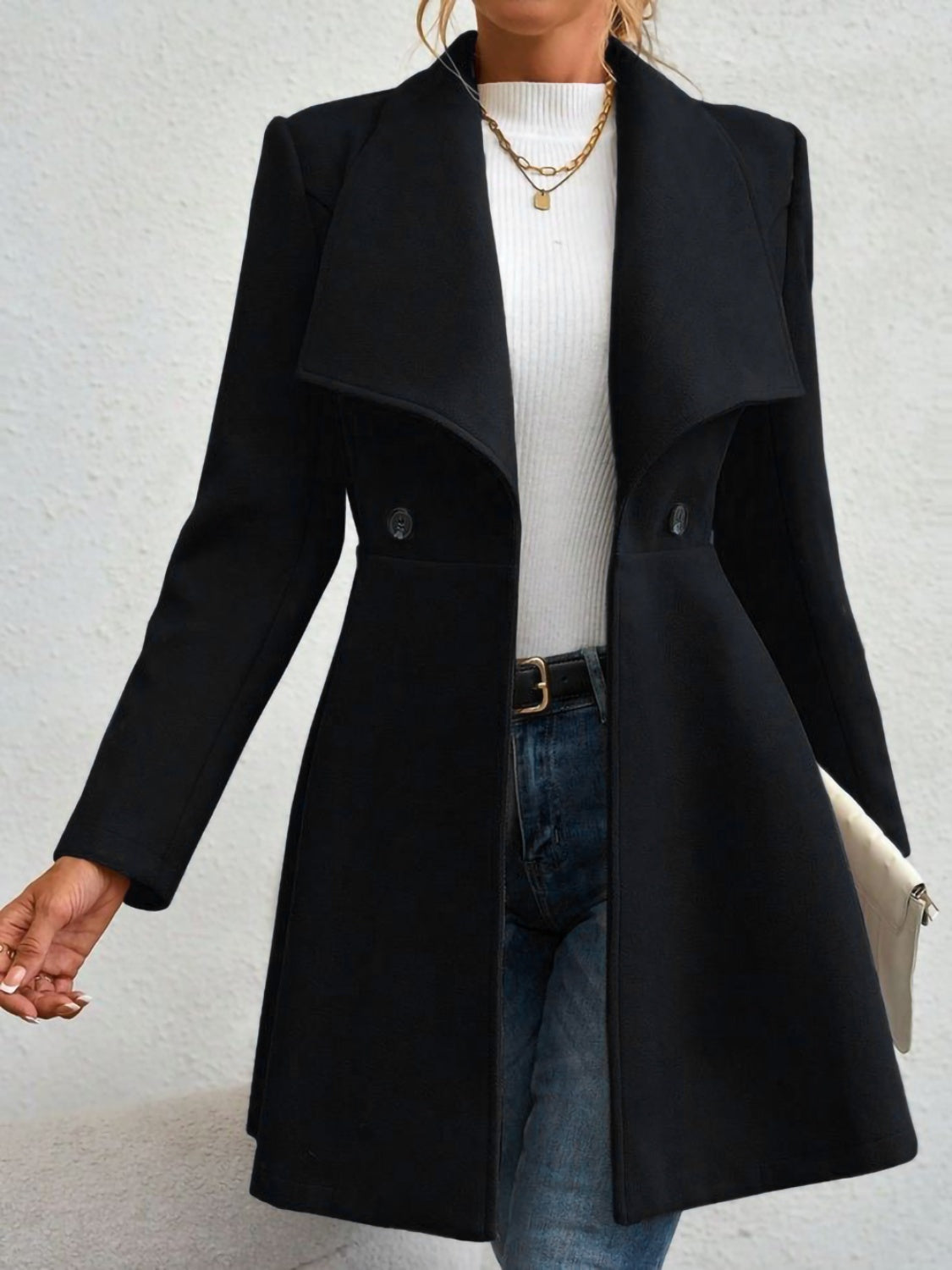 Ella™ - Elegant Button-Up Coat