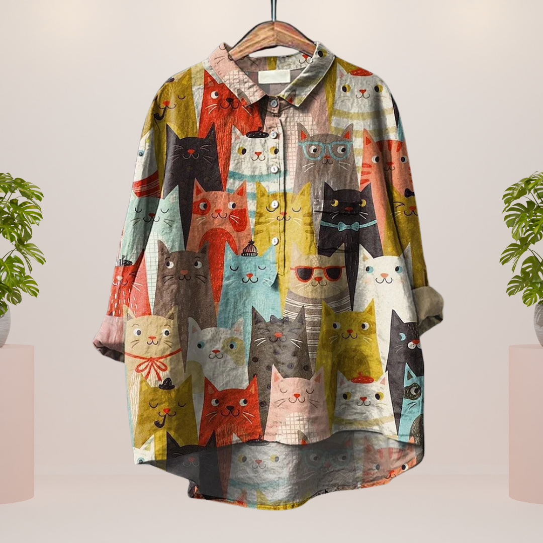 Victoria™ - Handmade women's shirt