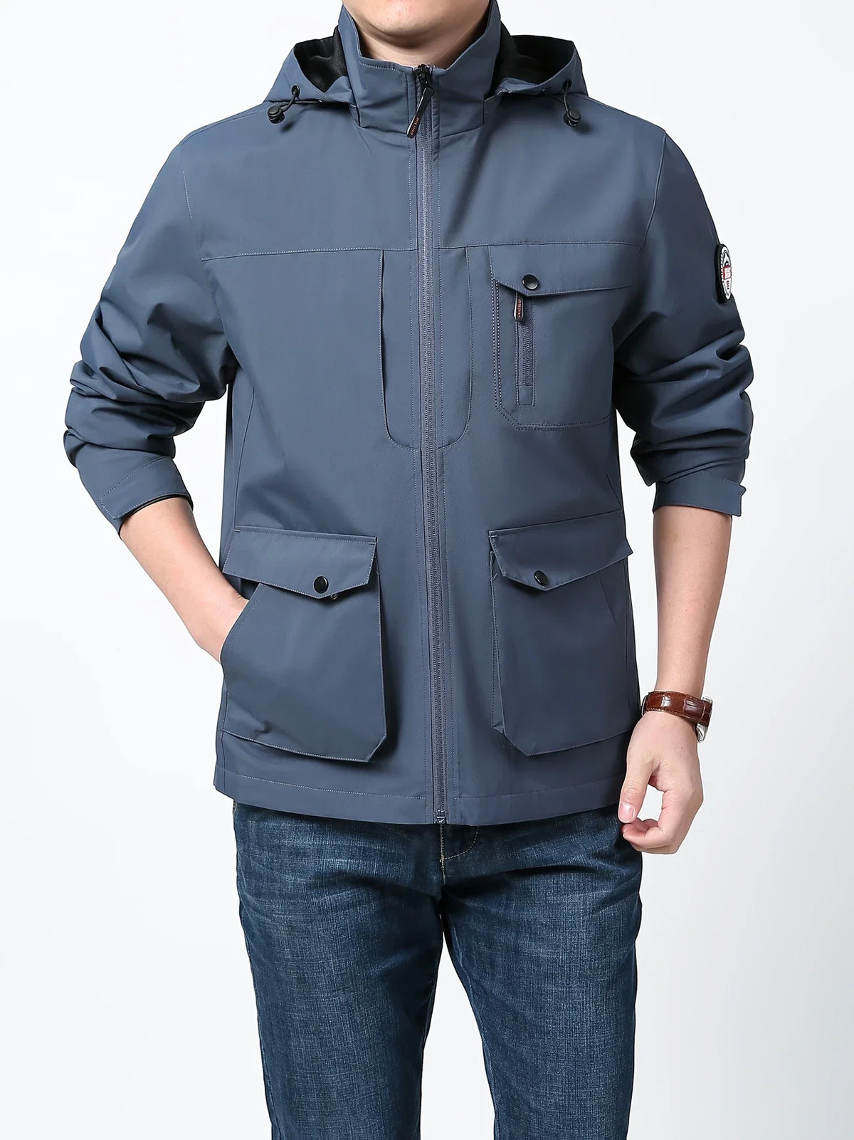 Henry™ - Comfortable Waterproof Jacket with Detachable Hood