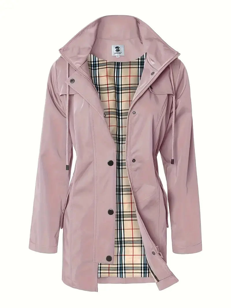 Olivia™ - Stylish Hooded Trench Coat