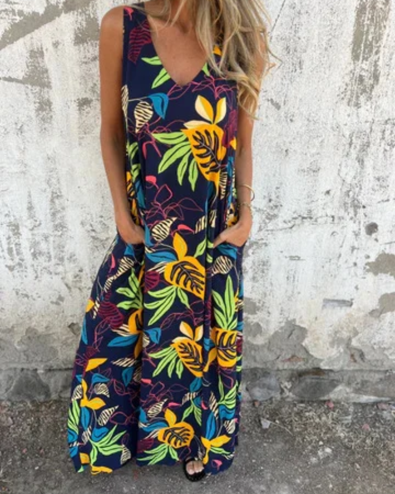 Luna™ - Floral Dress With Handmade Details