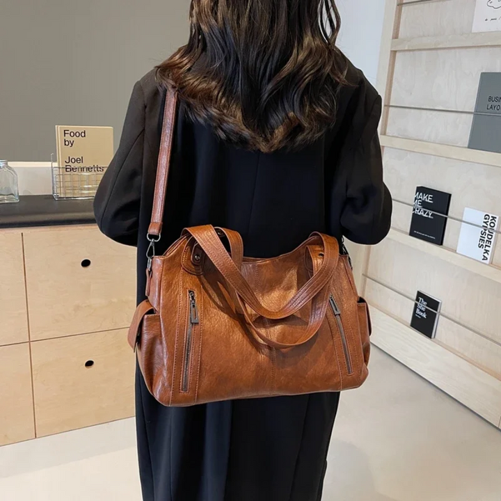 Scarlett™ - Elegant Leather Shoulder Bag