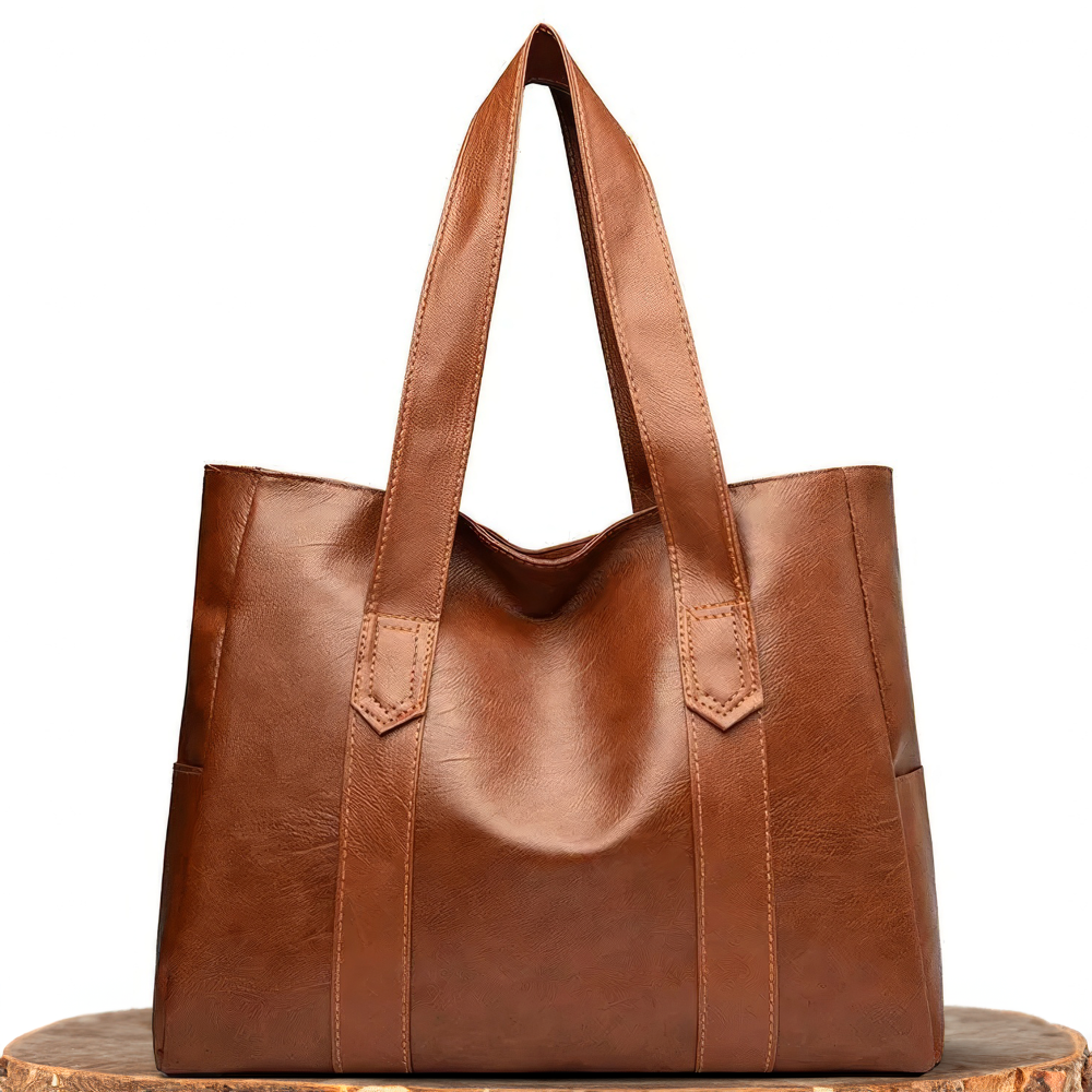 Mia - Timeless Leather Tote Bag