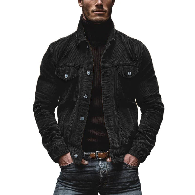 Ethan™ - Vintage Corduroy Single Breasted Jacket
