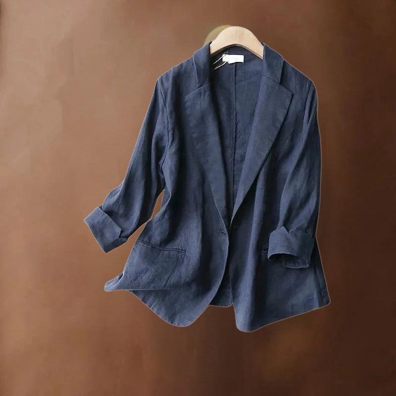 Aubrey™ - Stylish Linen Blazer