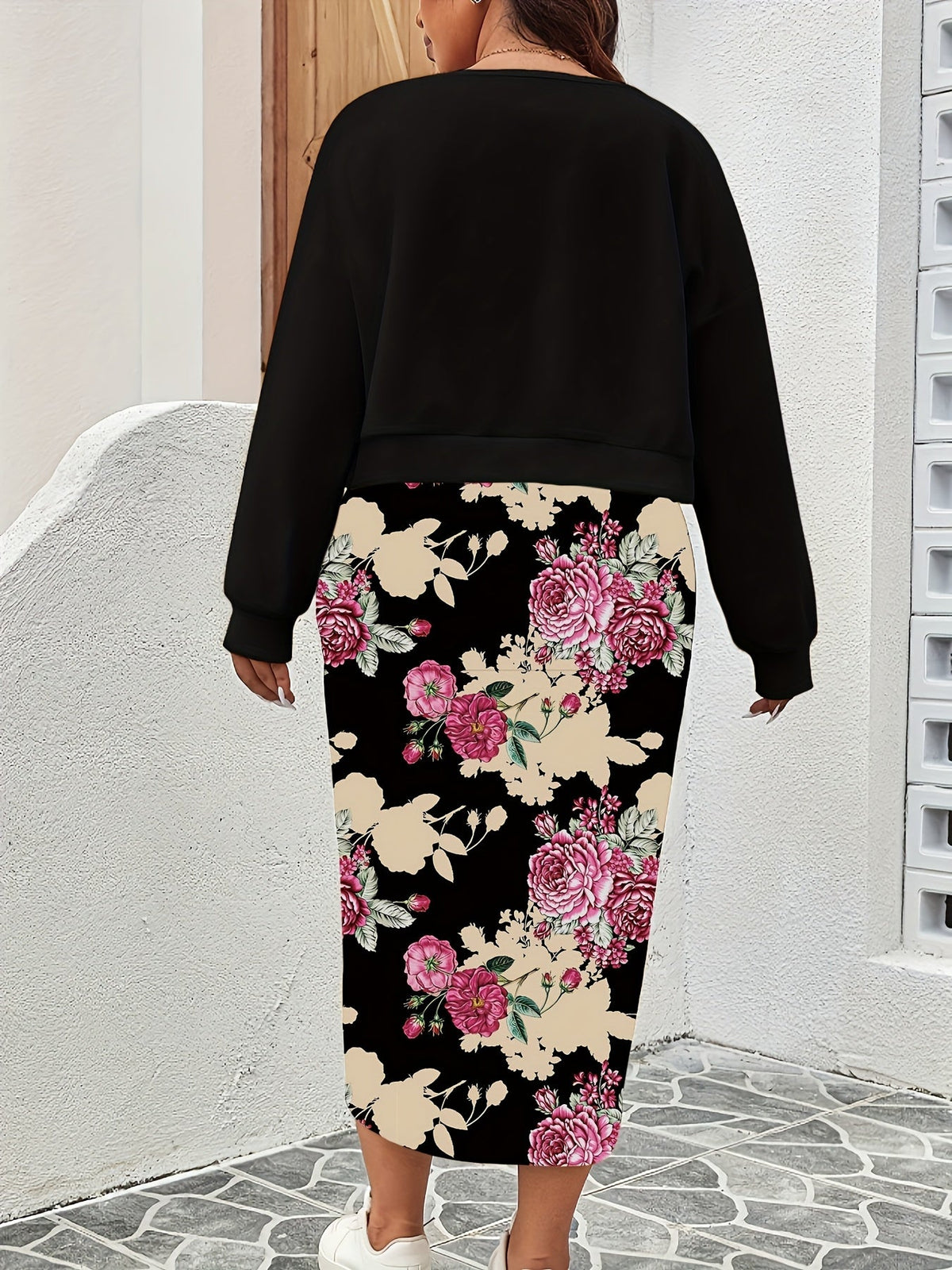 Alyssa™ - Stylish Sweatshirt and Dress Set