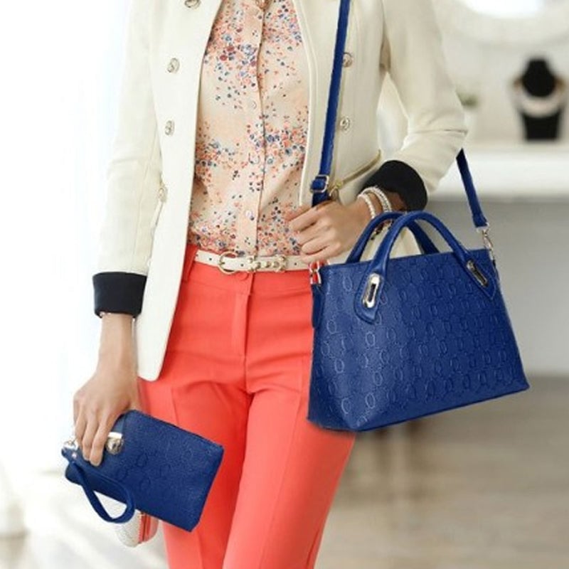 Grace - Elegant 4-Piece Leather Handbag Set