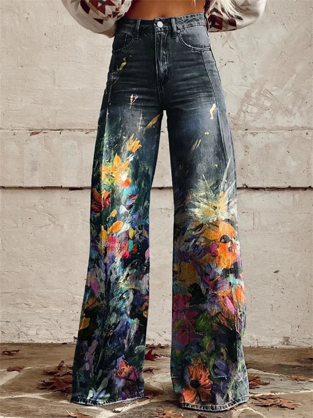 Amelia™ - Retro Festival Wide leg Pants