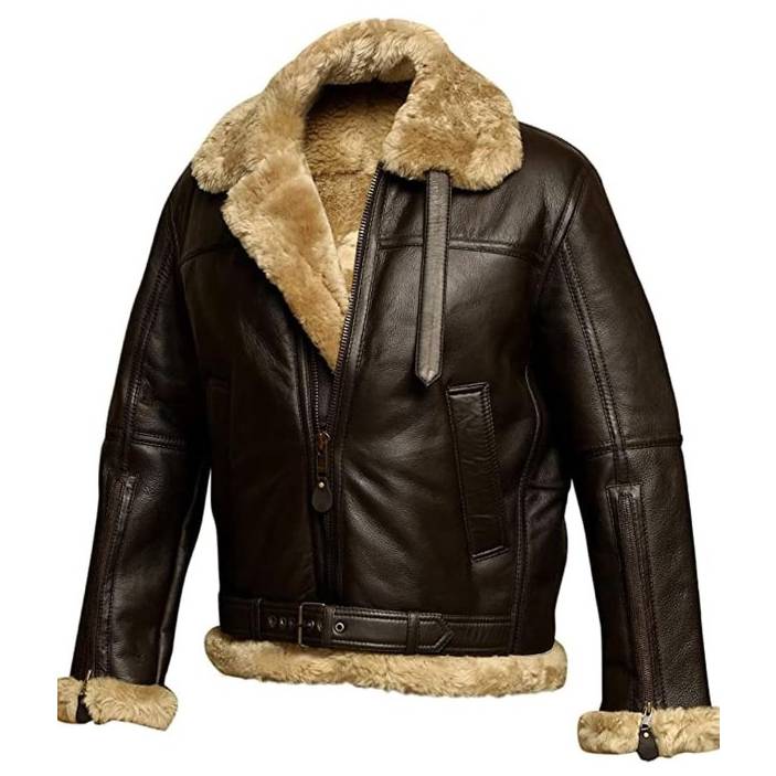 Hunter™ - Warm Fur Leather Jacket