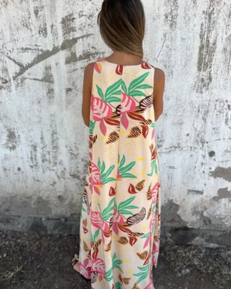 Luna™ - Floral Dress With Handmade Details
