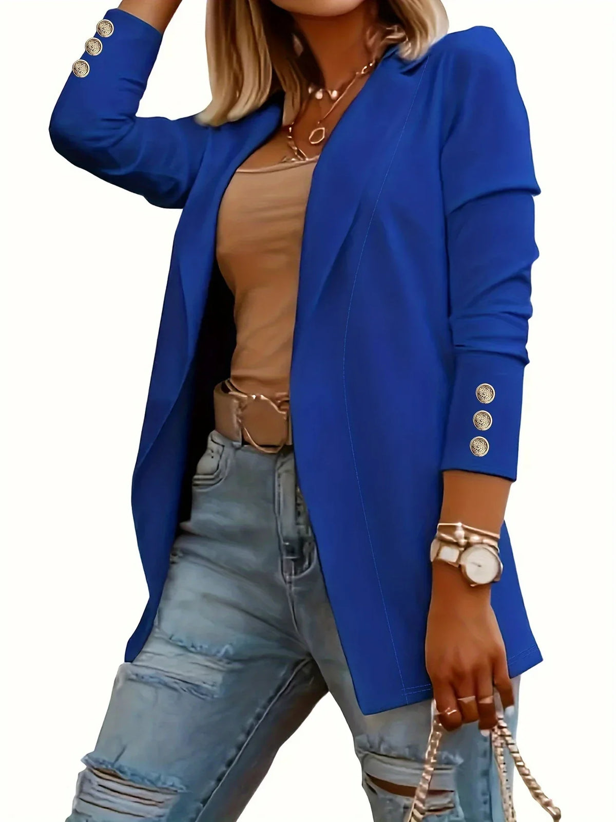 Layla™ - Stylish Open Front Jacket