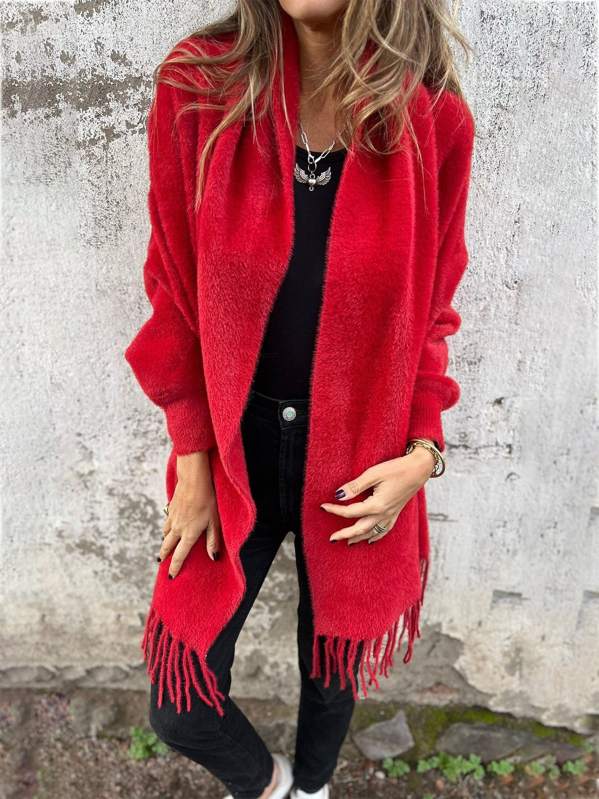 Avery™ - Elegant Long-Sleeved Wrap Sweater