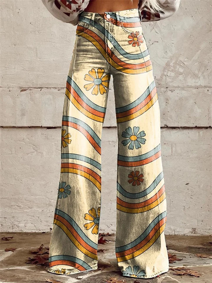 Ellie™ - Elegant Colorful Wide Leg Pants