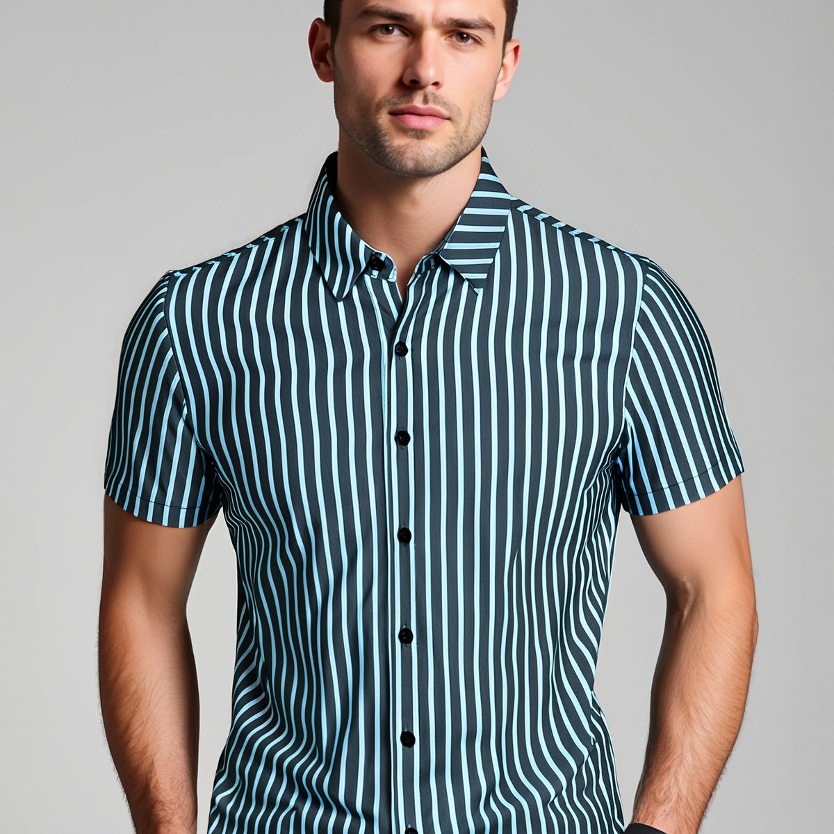 Liam™ - Stylish Striped Shirt
