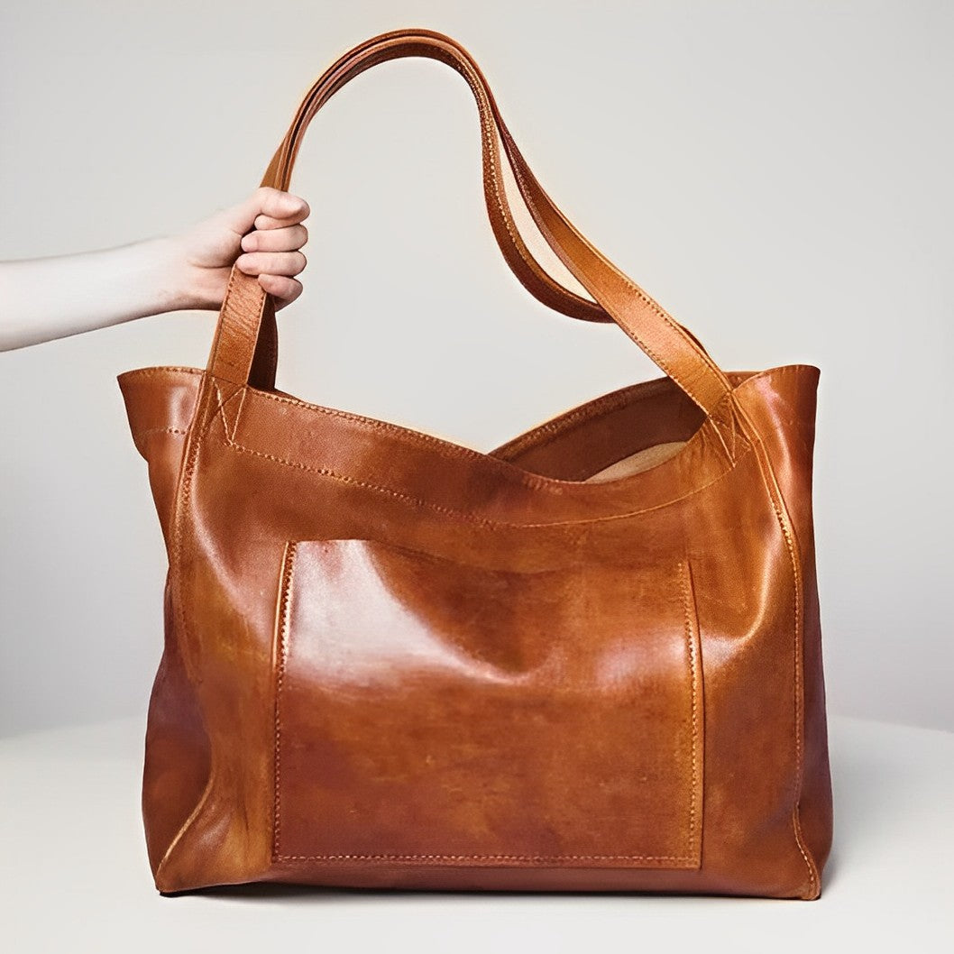 Amelia - Vintage Leather Shoulder Bag