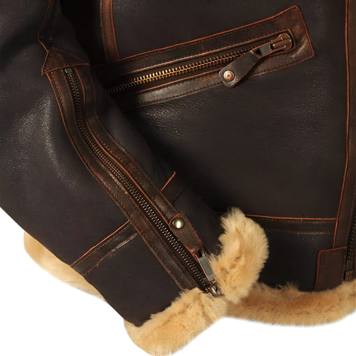 Owen™ - Stylish Heated Pilot Leather Jacket