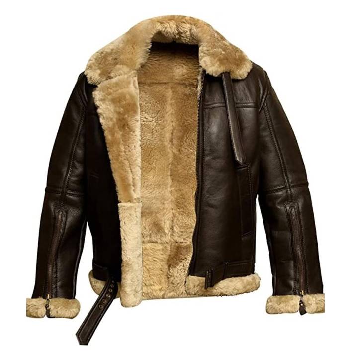 Hunter™ - Warm Fur Leather Jacket