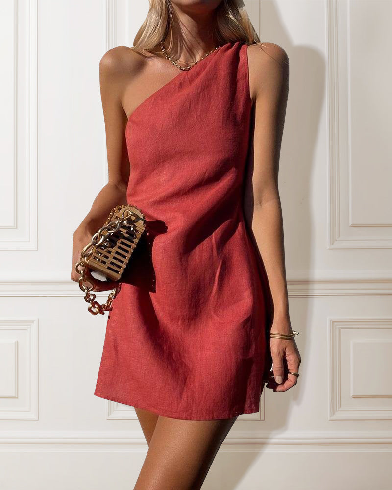 Aria™ - Halter Mini Dress