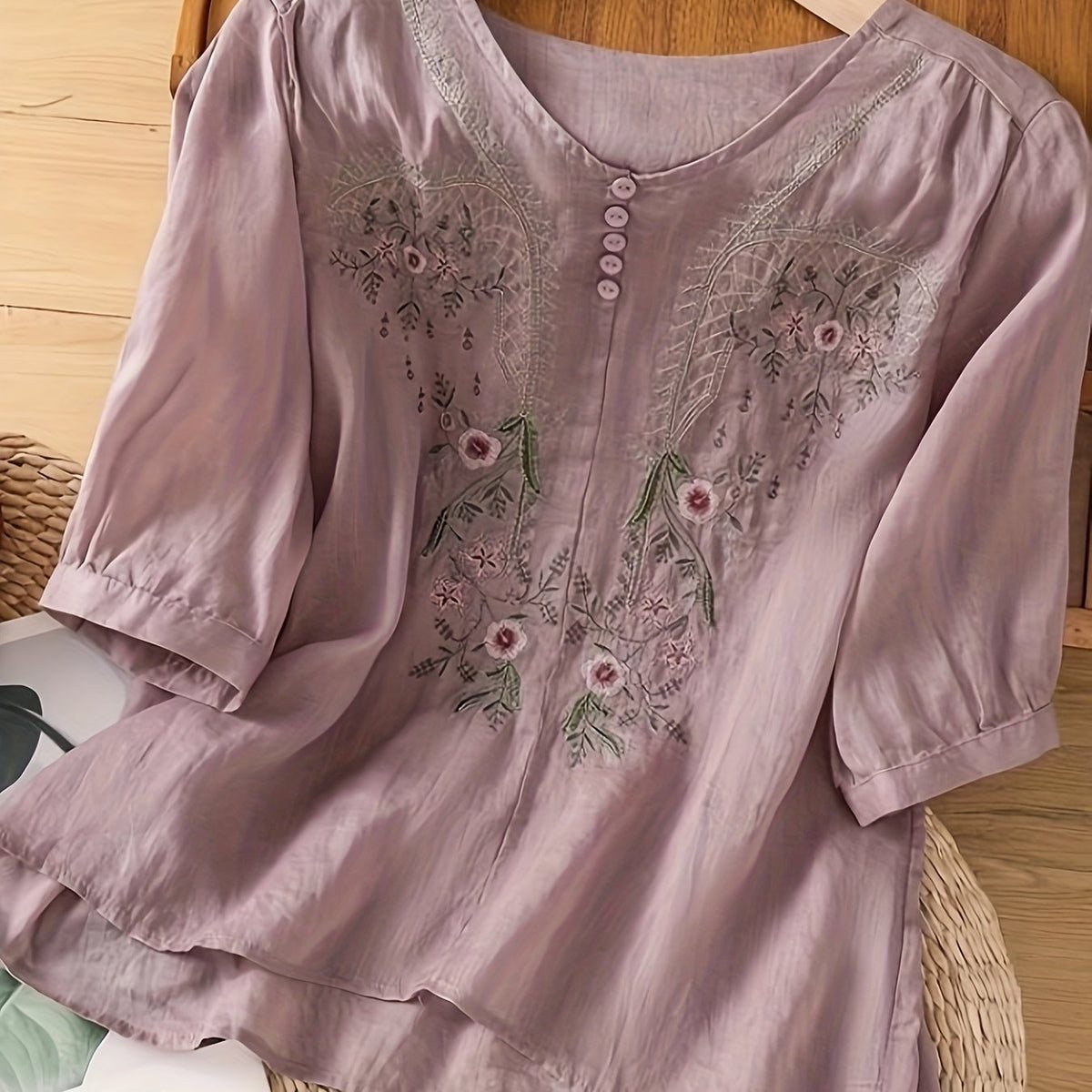 Lily™ - Elegant Floral Blouse