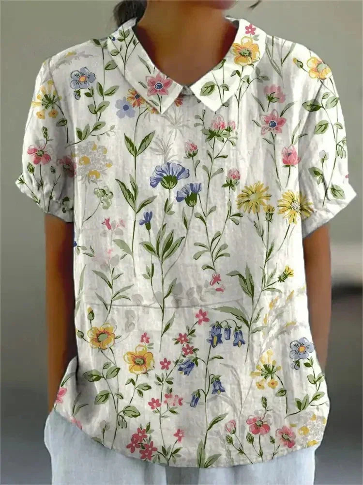 Zoe™ - Floral Elegant Blouse