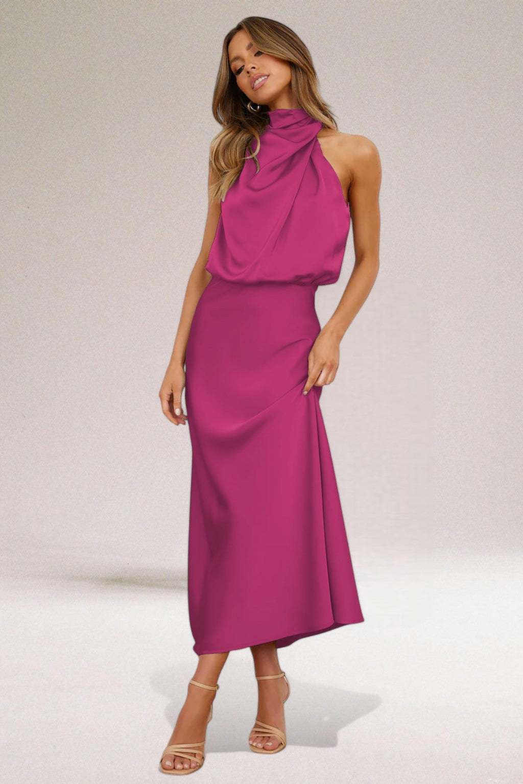 Aubrey™ - Satin Glamour Dress