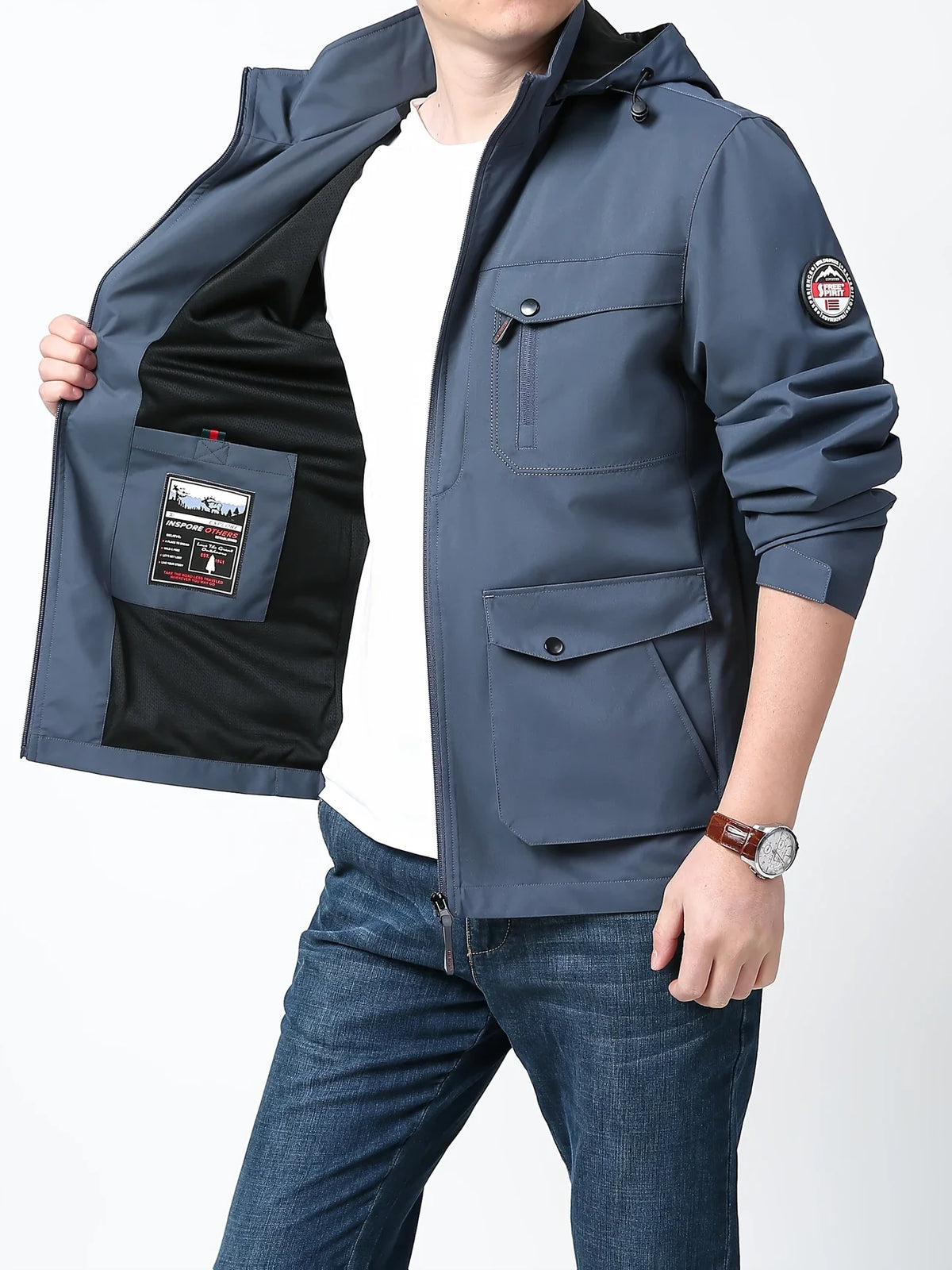Henry™ - Comfortable Waterproof Jacket with Detachable Hood