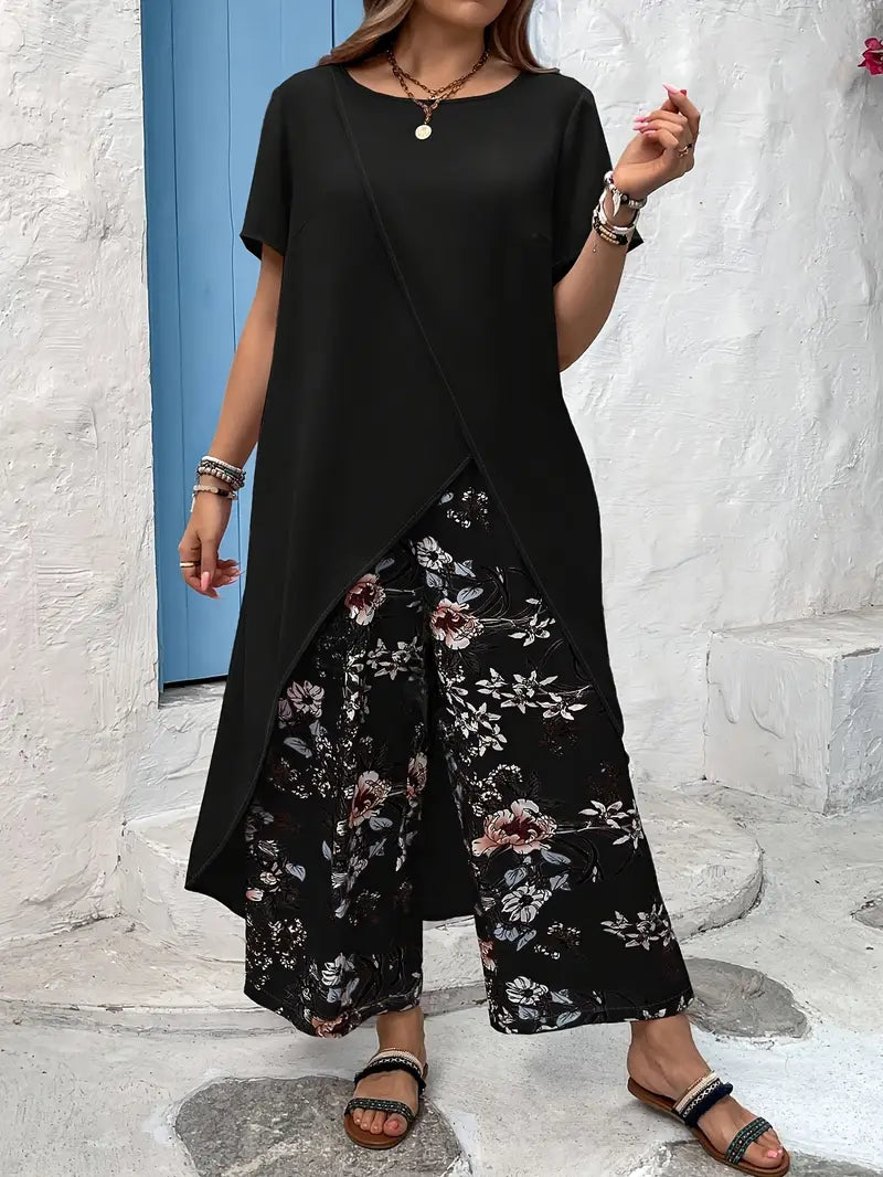 Harper™ - Elegant Floral Print Set