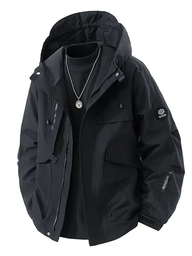 Nathan™ - Stylish Waterproof Windproof Hooded Jacket
