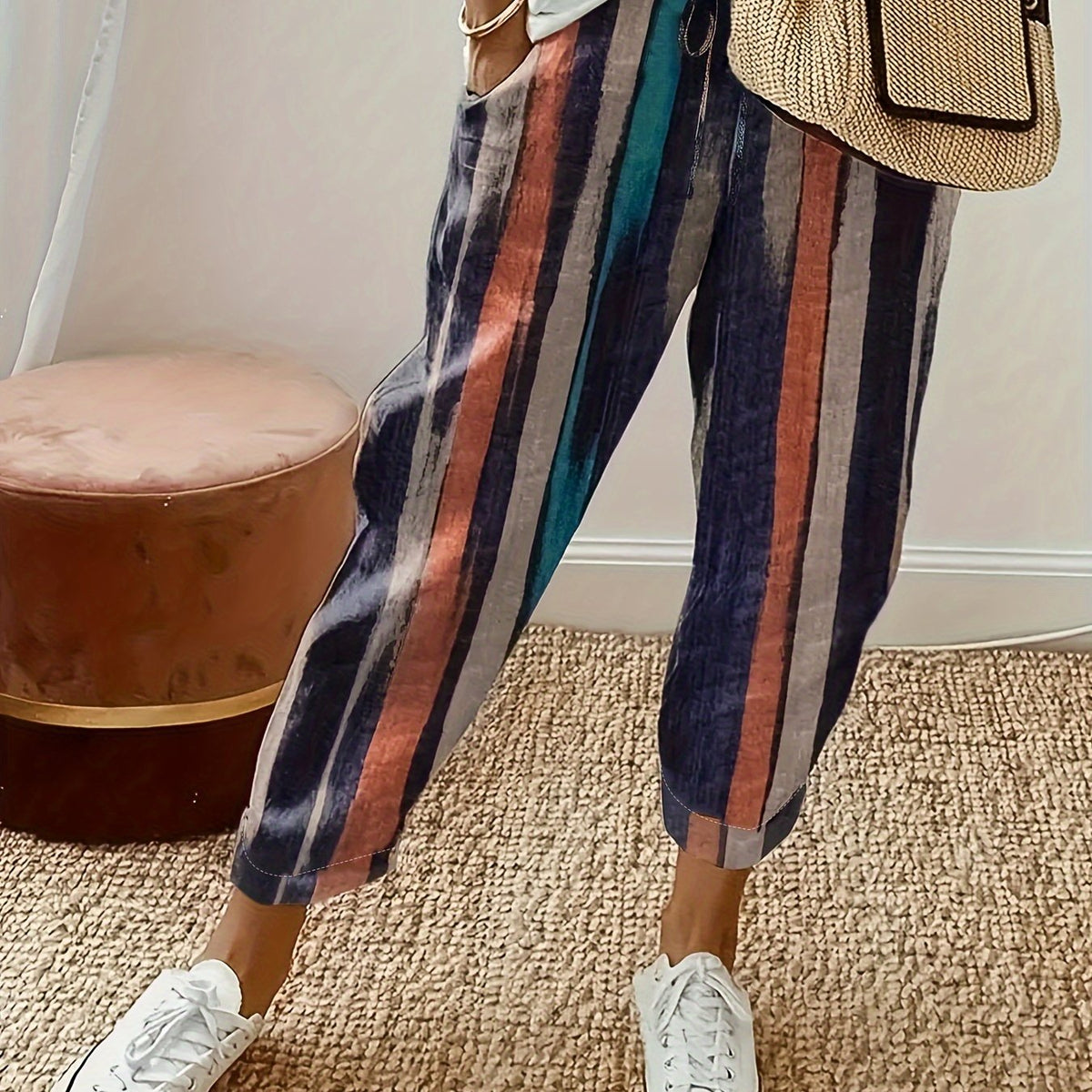 Lina™ - Casual Striped Pants