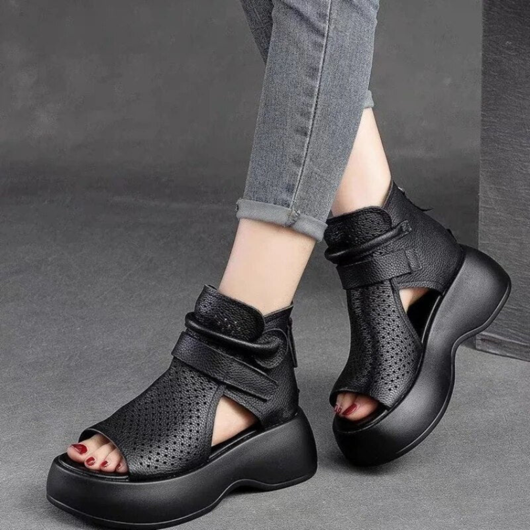 Lily™ - Timeless Leather Orthopedic Sandals