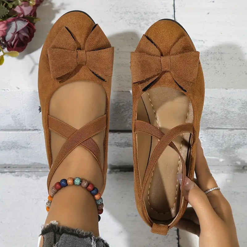 Olivia™ - Elegant Cross Bow Shoes