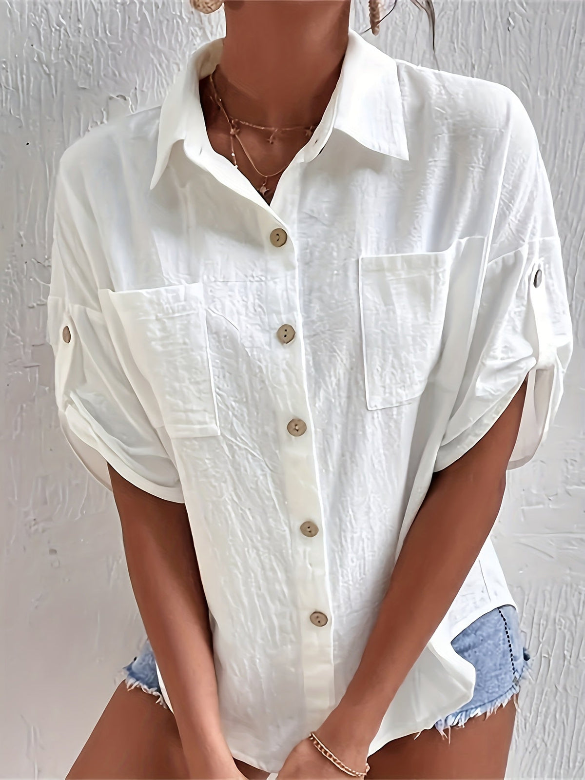 Ellie™ – Casual Linen Shirt