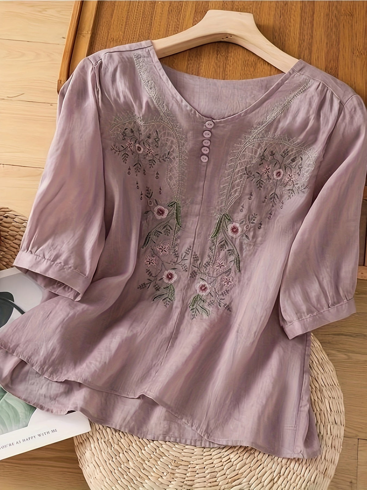 Lily™ - Elegant Floral Blouse