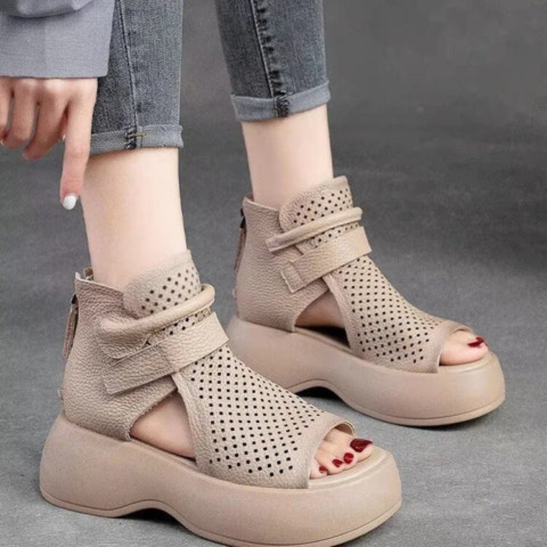Lily™ - Timeless Leather Orthopedic Sandals
