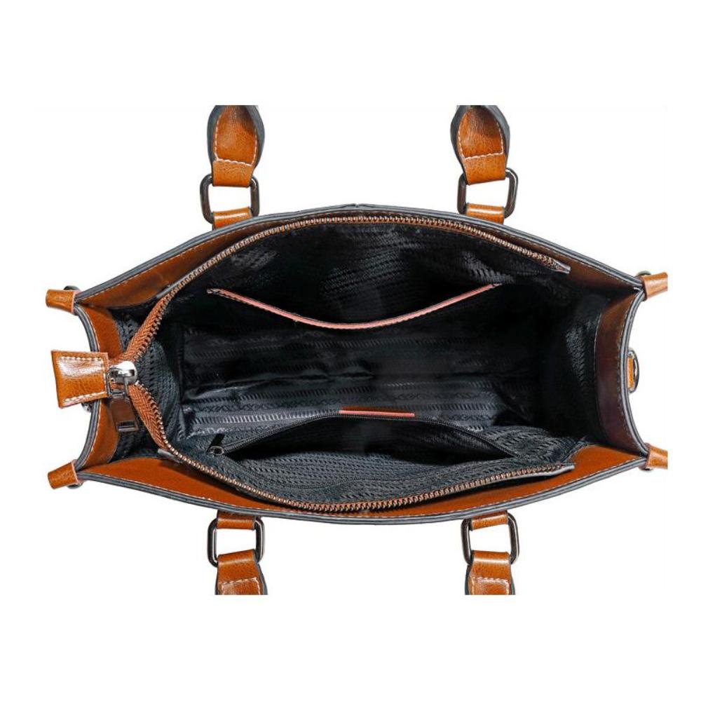 Victoria - Classic Functional Leather Bag